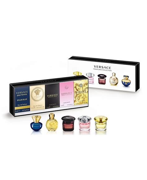 versace mini deluxe cologne set sephora|Versace deluxe miniature gift set.